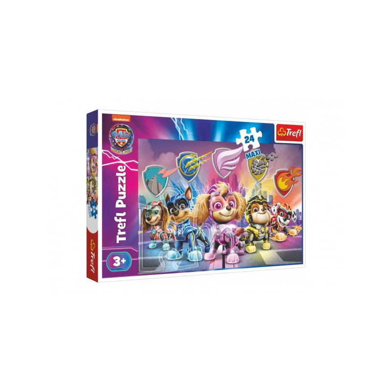 Puzzle MAXI Misia šteniat Tlapková patrola/Paw patrol 24 dielikov v krabici 40x27x6cm