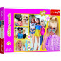 Puzzle Glitter Trblietavá Barbie 48x34cm 100 dielikov v krabici 33x23x4cm