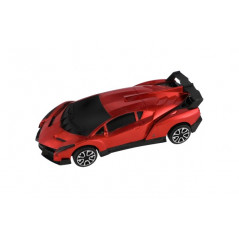 Auto závodný plast 22cm na zotrvačník 2 farby vo vrecku 17,5x27cm