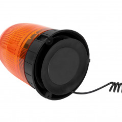 Výstražný maják s magnetom 12 V LED80, oranžový