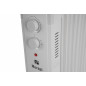 Olejový radiátor G21 Merapi biely, 9 rebier, 2000 W