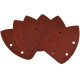 Brúsny papier delta 140x102 mm, 2x K100, 2x K120, 2x K180