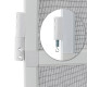 Dverová sieťka proti hmyzu s hliníkovým rámom 95x210 cm, biela