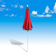 Plážový slnečník 180 cm UV30 Beach, terakota
