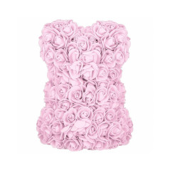 Medvedík z ruží 30 cm, ružový SPRINGOS ROSE BEAR