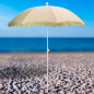 Plážový slnečník 180 cm UV30 Beach, krémový