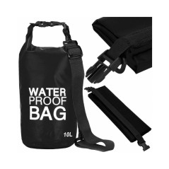 Nepremokavý vak 10l SPRINGOS WATER PROOF BAG čierny