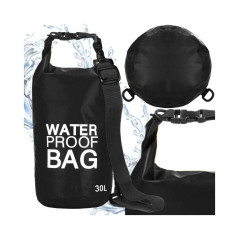 Nepremokavý vak 30l SPRINGOS WATER PROOF BAG čierny