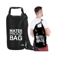 Nepremokavý vak 30l SPRINGOS WATER PROOF BAG čierny