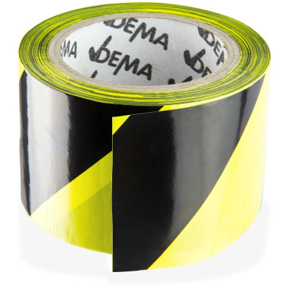 Výstražná ohraničovacia páska 100 m, žlto-čierna