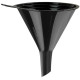 Plastové lieviky, čierne, 4-dielna sada