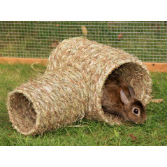 Domček pre králiky, tunel z trávy KERBL 24x30x24 cm