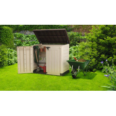 Záhradný box STORE-IT-OUT MAX CRT béžový / hnedý