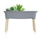 Sadbovač RESPANA PLANTER WOOD HIGH SET sadbovač 78 cm sivý kameň