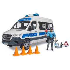Policajné zásahové vozidlo Mercedes-Benz Sprinter so svetelným a zvukovým modulom 1:16 02683