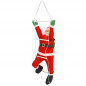 LED Santa Claus na rebríku 90 cm, 8 funkcií, USB, teplá biela