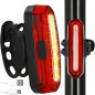 LED svetlo na bicykel SPRINGOS BA0057