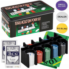 Poker set Texas Hold&39em 200 žetónov SPRINGOS KG0021