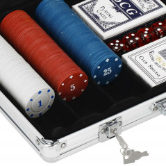 Poker set v alu kufríku 300 žetónov SPRINGOS KG0022