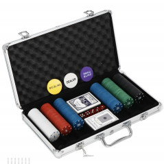 Poker set v alu kufríku 300 žetónov SPRINGOS KG0022