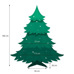 Vianočný stromček Jedľa normanská 180 cm