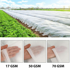 Netkaná agrotextília 1,1m x 50m, extra pevná, biela SPRINGOS AG0001