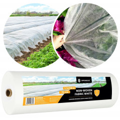 Netkaná agrotextília 1,1m x 100m, extra pevná, biela SPRINGOS AG0004