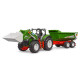 Traktor s čelným nakladačom a vyklápacím prívesom Roadmax 1:16 03452 Traktor s čelným nakladačom a vyklápacím prívesom Roadmax 1:16 03452