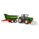 Traktor s čelným nakladačom a vyklápacím prívesom Roadmax 1:16 03452 Traktor s čelným nakladačom a vyklápacím prívesom Roadmax 1:16 03452