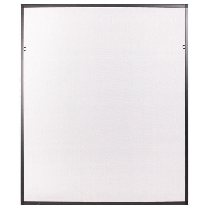 Okenná sieťka proti hmyzu s hliníkovým rámom 120x140 cm, antracit