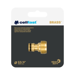 Prípojka s vonkajším závitom 3/4" BRASS™