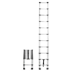 Teleskopický rebrík 1x11 priečok výsuvný DRABEST DT-11 HOME