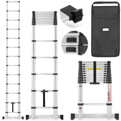 Teleskopický rebrík 380 cm + taška HIGHER TL-13 PRO