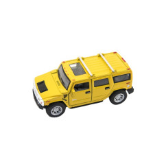 Auto Kinsmart Hummer H2 SUV kov 12cm na spätné natiahnutie asst 4 farby 12ks v boxe