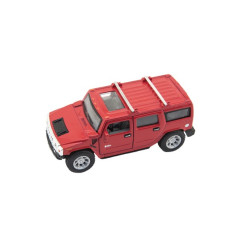 Auto Kinsmart Hummer H2 SUV kov 12cm na spätné natiahnutie asst 4 farby 12ks v boxe