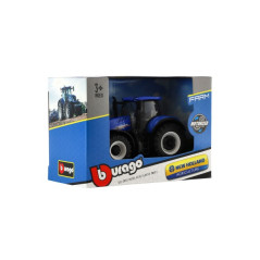 Traktor Bburago Fendt 1050 Vario / New Holland kov / plast 13cm 2 druhy v krabičke 15x11x8cm