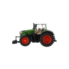 Traktor Bburago Fendt 1050 Vario / New Holland kov / plast 13cm 2 druhy v krabičke 15x11x8cm