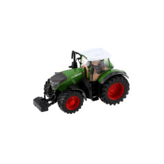 Traktor Bburago Fendt 1050 Vario / New Holland kov / plast 13cm 2 druhy v krabičke 15x11x8cm