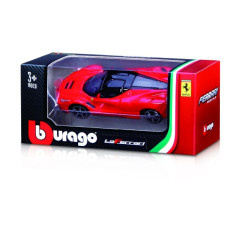 Auto Bburago 1:64 Ferrari Race & Play kov / plast mix druhov v krabičke 11x5x4,5cm 24ks v boxe