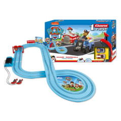 Autodráha Carrera First Paw Patrol/Tlapková Patrola 2,9m plast +2 autá na bat. v krabici 50x30x7cm