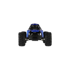 Auto RC buggy terénne modré 22cm plast 2,4GHz na batérie + dobíjacie pack v krabici 32x16x18cm