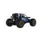 Auto RC buggy terénne modré 22cm plast 2,4GHz na batérie + dobíjacie pack v krabici 32x16x18cm