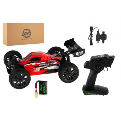 Auto RC Buggy Bonzai Jubatus terénne 30cm plast červené 2,4 GHz na bat.+2xdob. pack v krab. 40x14x21