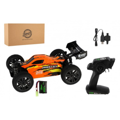 Auto RC Buggy Bonzai Jubatus terénne 30cm plast oranžové 2,4 GHz na bat.+2xdob. pack v krab. 40x14