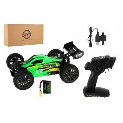 Auto RC Buggy Bonzai Jubatus terénne 30cm plast zelené 2,4 GHz na bat.+2xdôb. pack v krab. 40x14x21