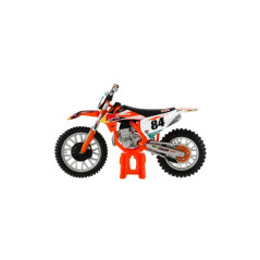 Motorka Bburago KTM 450 SX-F Factory Edition (2018) kov/plast 12cm 12ks v boxe