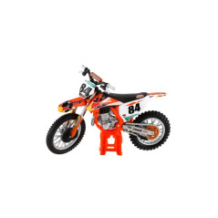 Motorka Bburago KTM 450 SX-F Factory Edition (2018) kov/plast 12cm 12ks v boxe