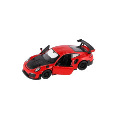 Auto Kinsmart Porsche 911 GT2 RS kov/plast 13cm 4 farby na spätné natiahnutie 12ks v boxe