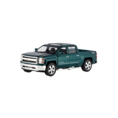 Auto Kinsmart Chevrolet 2014 Silverado kov/plast 13cm 4 farby na spätné natiahnutie 12ks v boxe