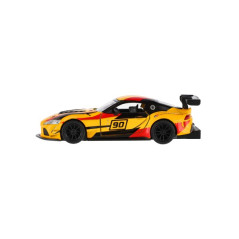 Auto Kinsmart Toyota GR Supra Racing kov 13cm na spätné natiahnutie 4 farby 12ks v boxe